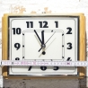 Restaurierte Tischuhr/Wanduhr aus dem frühen 20. Jahrhundert - Funkuhrwerk mit schleichender Sekunde - Made in Germany - Batteriebetrieben