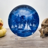 Sammelteller Berlin Design - Deutscher Olympia Teller Montreal 1976 - blaues Porzellan - Made in Germany - 9E1 - TOP Zustand