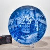 Sammelteller, Städteteller: Nürnberg - Berlin Design - blaues Porzellan  - Made in Germany - mit Karton - 8C2 - TOP Zustand