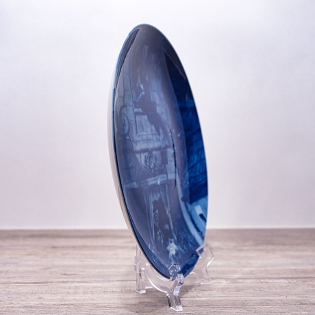 Sammelteller Berlin Design - Serie: Carl Spitzweg - Liebesbrief  - blaues Porzellan  - Auflage 5.000 - Made in Germany - 9E2 - TOP Zustand