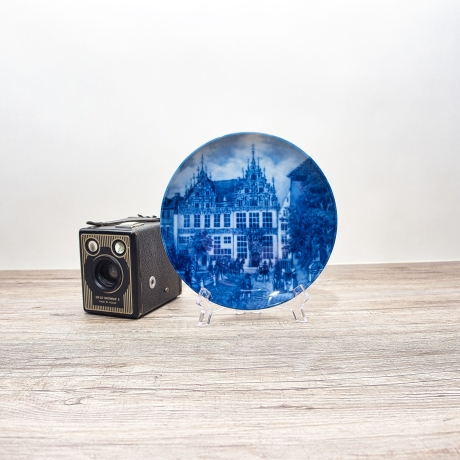 Sammelteller Berlin Design - Serie: Alt Bremen - Krameramtshaus  - blaues Porzellan  - Auflage 3.000 - Made in Germany - 9D1 - TOP Zustand