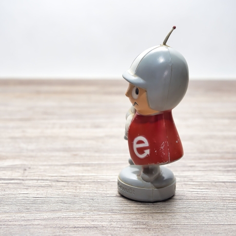 Werbefigur, Spardose der HEW Hamburg - Hamburgische Elektrizitäts-Werke (Jetzt: Vattenfall) aus den frühen 1970er Jahren, ohne Mängel - 8D3
