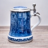 Sammelkrug Berlin Design - Serie: Alt Bremen - An der Schlachte - blaues Porzellan - Made in Germany - 9D3 - TOP Zustand