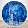 Sammelteller Berlin Design - Serie: Alt Bremen - Ratskeller 1860  - blaues Porzellan  - Auflage 3.000 - Made in Germany - 9D1 - TOP Zustand