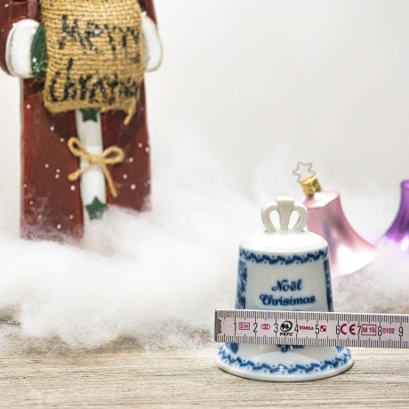 Weihnachtsglocke - Berlin Design - 1983 - blaues Porzellan - Made in Germany - 8D3 - TOP Zustand - limitiert