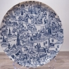 Sammelteller Berlin Design - Landschaftsteller - Bayernland- blaues Porzellan - Made in West Germany - 9D2 - TOP Zustand