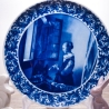 Sammelteller Berlin Design - Mädchen mit Brief nach Johannes Vermeer, blaues Porzellan  - Made in Germany - Auflage 2/3000 9E3 - TOP Zustand