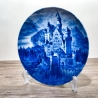 Sammelteller, Städteteller: Schloss Neuschwanstein - Berlin Design - blaues Porzellan  - Made in Germany - mit Karton - 8C1 - TOP Zustand