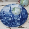 Sammelteller, Städteteller: Stuttgart - von Kaiser - blaues Porzellan  - Made in West Germany - wie neu TOP (8F)