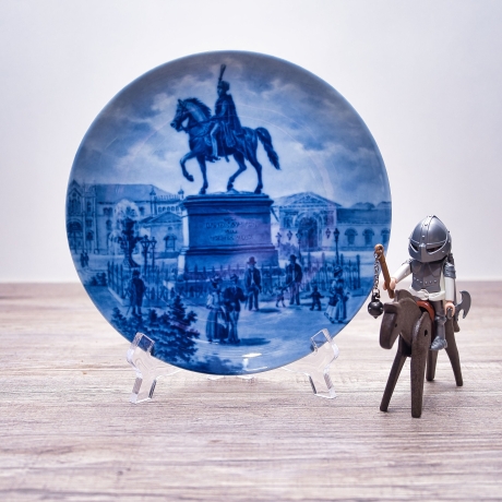 Sammelteller Berlin Design - Serie: Alt Hannover - Ernst August - blaues Porzellan -  Auflage 27/3000 Made in Germany - 9D1 - TOP Zustand