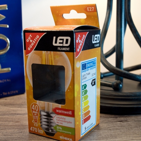Designer Tischlampen-Paar - von Emme Pi Light 1TL mit Alabaster Glasschirm, neue Kabel, neue Stecker sowie sparsame LED Leuchtmittel