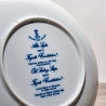 Sammelteller Schiff - Constitution 32/1250 - Berlin Design Nautica - blaues Porzellan - begrenzte Auflage - Made in West Germany (8C2) TOP
