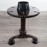 Upcycling Unikat: Weinglas Träger mit Flaschenhalter für den gepflegten Esstisch - gefertigt aus den Resten einer Wohnzimmer Lampe und PLA