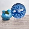 Sammelteller Muttertag: 1972 Rotkehlchen - Berlin Design - blaues Porzellan  - Made in West Germany - 19,5 cm - 8B3 - TOP Zustand