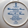 Weihnachtsteller - 1984: Weihnachtsabend in Ramsau - von Berlin Design - blaues Porzellan - begrenzte Auflage - Made in West Germany - (8C3)