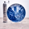 Sammelteller Berlin Design - Serie: Münsterland - Kreuzstraße mit Überwasserkirche - blaues Porzellan  - Made in Germany - 9D1 - TOP Zustand