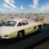 Automodell Mercedes Benz 300 SL - 1954, unbekannter Hersteller, Maßstab  1/50 in TOP Zustand mit Acrylglashaube (leichte Kratzer der Haube)