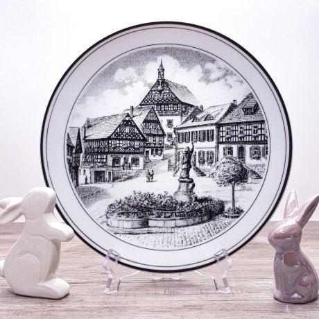 Sammelteller - Motiv Burgkunstadt Marktplatz - BAUR Versand - Made in Germany - 9E3 - TOP Zustand