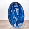 Christmas - 1971:  Rothenburg on Tauber - von Berlin Design - blaues Porzellan - begrenzte Auflage - Made in West Germany (8F1)