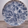 Sammelteller Berlin Design - Landschaftsteller - Niedersachsenland - blaues Porzellan - Made in West Germany - 9D2 - TOP Zustand