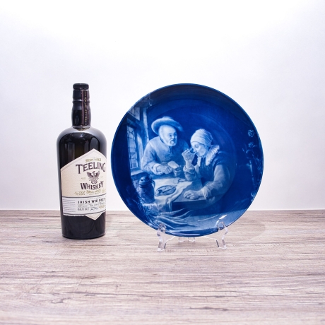 Sammelteller Berlin Design - Serie: van Mieris - Das alte Paar - blaues Porzellan - Auflage 5.000 - Made in Germany - 9E2 - TOP Zustand