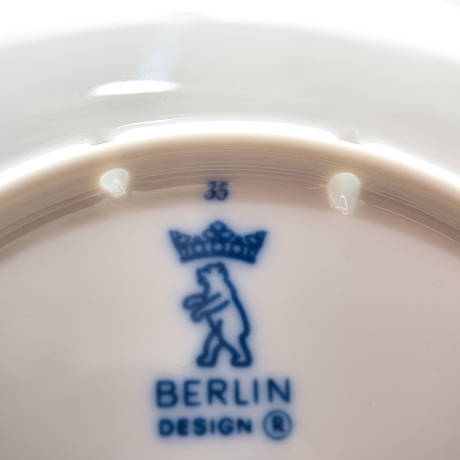 Sammelteller Berlin Design - Serie: Alt Bremen - Weserbrücke 1862  - blaues Porzellan  - Auflage 3.000 - Made in Germany - 9D1 - TOP Zustand