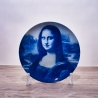 Sammelteller Berlin Design - Serie: Da Vinci - Mona Lisa  - blaues Porzellan  - Auflage 5.000 - Made in Germany - 9E1 - TOP Zustand