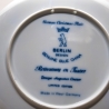 Christmas - 1971:  Rothenburg on Tauber - von Berlin Design - blaues Porzellan - begrenzte Auflage - Made in West Germany (8F1)