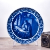 Sammelteller Berlin Design - Geograph nach Johannes Vermeer, blaues Porzellan  - Made in Germany - 9E3 - TOP Zustand