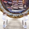 Sammelteller, Städteteller: Bergen - Original Nord Souvenir ©  - 11 cm  - farbenfroher Motivteller - 9B1