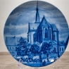 Sammelteller Berlin Design - Städteteller Alt Osnabrück - St. Marienkirche um 1859- blaues Porzellan - Made in Germany - 9D2 - TOP Zustand