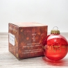 Berlin Design - rote Glas Weihnachtskugel - 1975 - Limitierte Auflage, Sammlerstück - Made in Germany - 8D3