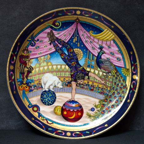 Sammelteller - Villeroy & Boch - Zauberwelt der Manege: Kugelzauber von Gero Trauth  - begrenzte Auflage - TOP Zustand mit Karton (8F)