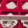 Weihnachtlicher Glasschmuck Zauberhafter Weihnachtsschatz - 12-teiliges Weihnachts-Anhänger Set in edlem Samtkasten - Glasdeko - 8B1