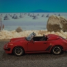 Porsche Speedster Automodell 1/18 ordentlich bespielt, Lackschaden, ideal zu Zugabe zu unserem Rettungswagen