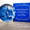 Sammelteller, Städteteller: Bamberg - Berlin Design - blaues Porzellan  - Made in Germany - mit Karton - 8D1 - TOP Zustand