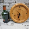 Teakholz Wanduhr aus Indonesien: Barths Pura Holz (Teakholzreste)  handgemacht aus Indonesien - Recycling, Upcycling, Handmade