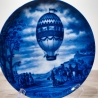 Sammelteller Father's day: 1974 - Aufstieg - Berlin Design - blaues Porzellan - Made in West Germany - 19,5 cm - 9E1 - TOP Zustand