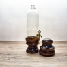 Einzigartige Getränke Zapfsäule,  Alkoholspender, vermutlich aus den 1970er Jahren - Aus Glas und Holz - voll funktionsfähig - 9C3