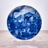 Sammelteller Berlin Design - Serie: Historica - Die erste Eisenbahn 1835 - blaues Porzellan  - Made in Germany - 9D1 - TOP Zustand