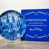 Sammelteller, Städteteller: Stuttgart - Berlin Design - blaues Porzellan  - Made in Germany - mit Karton - 8C1 - TOP Zustand