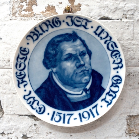 Sammelteller von 1917: 400 Jahre Martin Luther - Rosenthal Kunst Abteilung Selb Bavaria. Zustand 1A (8F)