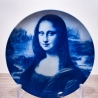 Sammelteller Berlin Design - Serie: Da Vinci - Mona Lisa  - blaues Porzellan  - Auflage 5.000 - Made in Germany - 9E1 - TOP Zustand