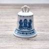 Weihnachtsglocke - Berlin Design - 1973 - blaues Porzellan - Made in Germany - 8D3 - TOP Zustand - limitiert