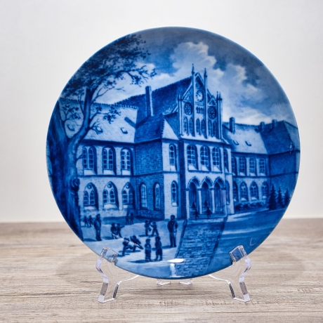 Sammelteller Berlin Design - Serie: Alt Verden - 400 Jahre Domgymnasium  - blaues Porzellan  - Made in West Germany - 9D2 - TOP Zustand