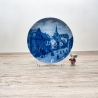 Sammelteller Berlin Design - Serie: Mettmann - Hotel Vogel  - blaues Porzellan  - Made in West Germany - 9D2 - TOP Zustand
