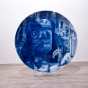 Sammelteller Berlin Design - Serie: Carl Spitzweg - Postbote  - blaues Porzellan  - Auflage 5.000 - Made in Germany - 9E2 - TOP Zustand