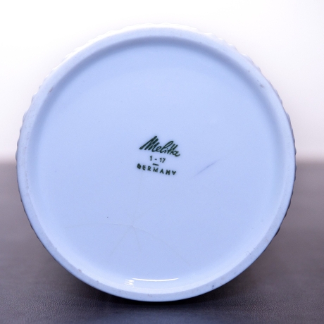 Porzellan Vase 1-17 von Melitta, 1950er Jahre Klassiker