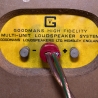 Lautsprecherstecker Paar für Goodmans Lautsprecher mit DIN ähnlichem Anschluss (Strichpunkt) für Kabel bis zu 4 Quadratmillimeter - LSDN-3