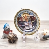Sammelteller, Städteteller: Bergen - Original Nord Souvenir ©  - 11 cm  - farbenfroher Motivteller - 9B1